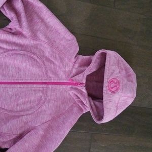 Lululemon pink Scuba hoodie size 8